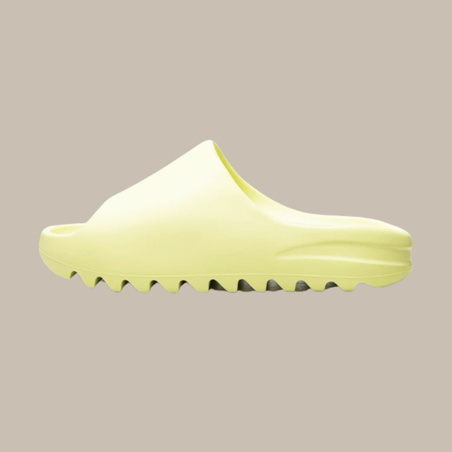 AccidentalFashionIcon_Adidas_Yeezy_Slide_Glow_Green_2022_Restock_Sideview