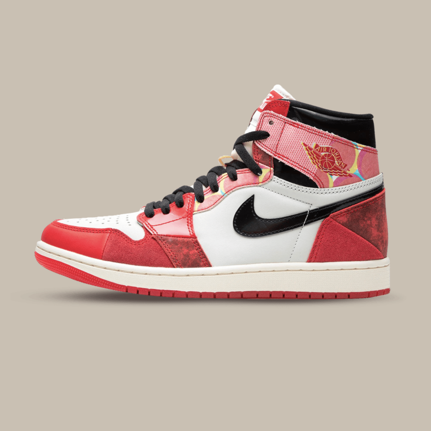 AccidentalFashionIcon_AirJordan1_Retro_Spider-ManAcrossTheSpiderVerse_Sideview