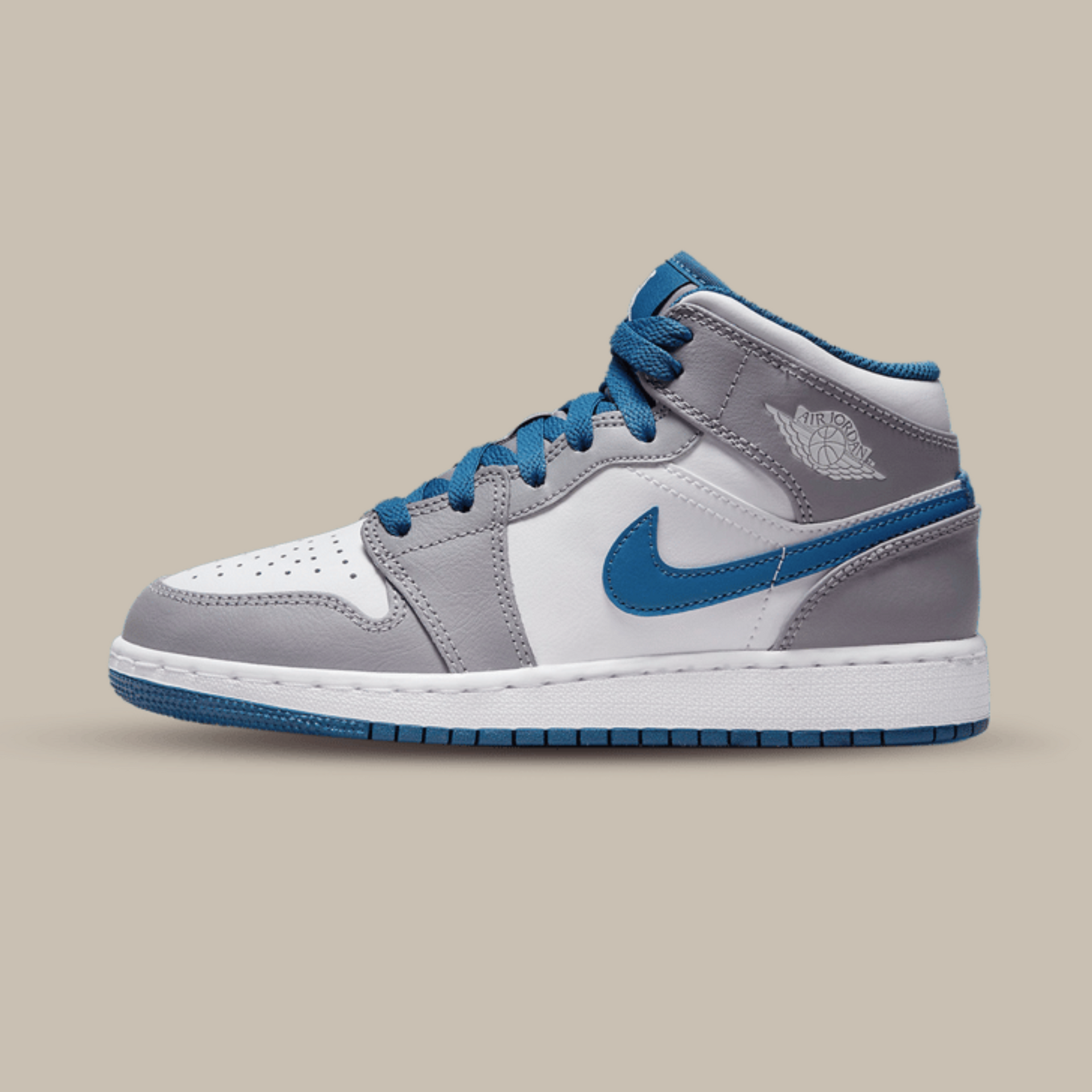 Air Jordan 1 Mid 'True Blue Cement' – Accidental Fashion Icon